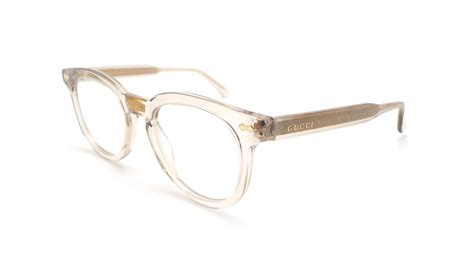 gucci glasses clear frames|gucci clear frame glasses men.